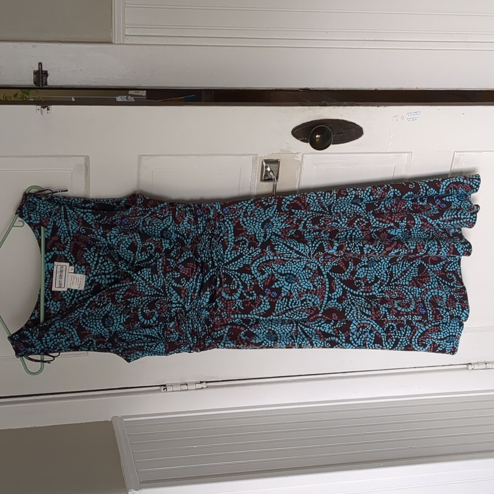 Mosaic pattern pretty dress lightweight